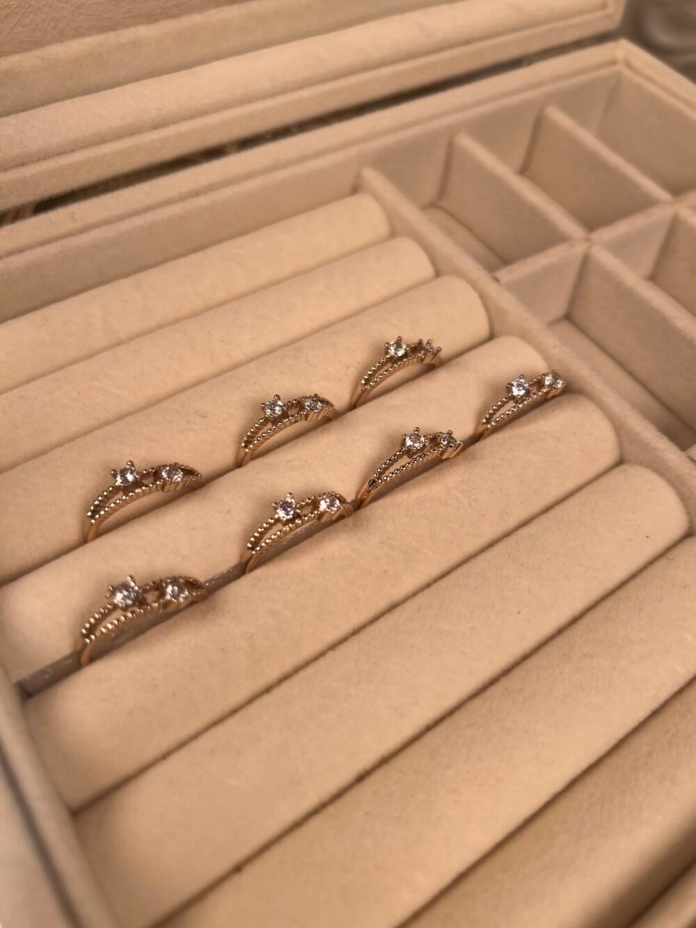 Gold Adjustable Ring – South Asian ring – Wedding collection
