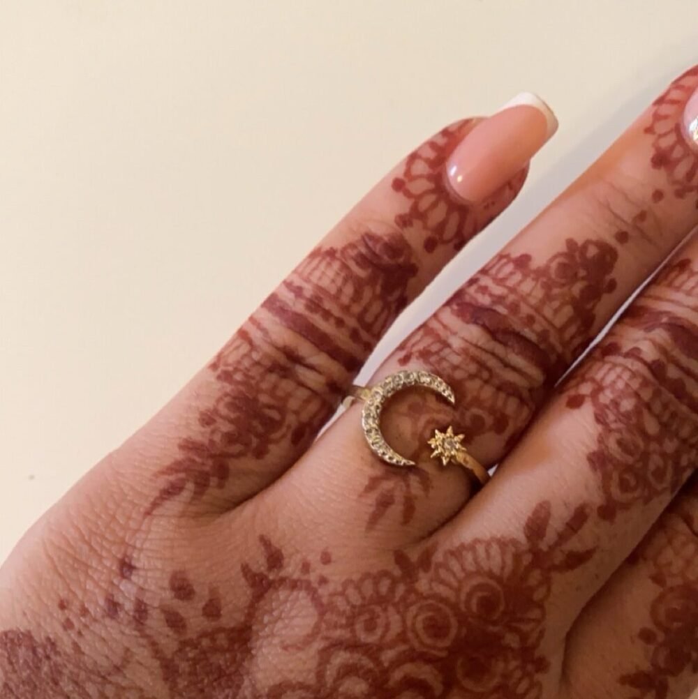 Gold Adjustable Ring – South Asian ring – Wedding collection